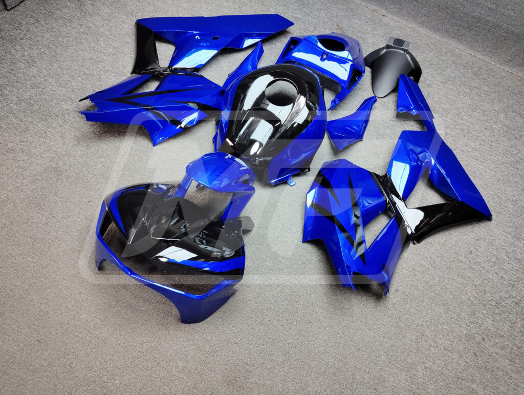 Gloss Deep Blue & Black ABS fairings for Honda CBR600RR 2013 - 2025 - premium OEM fit kit by Monster Fairings