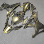 Gloss Gold Carbon Fiber Style ABS fairings for BMW S1000RR 2019 - 2022 - premium OEM fit kit by Monster Fairings