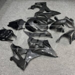 2009 - 2014 BMW S1000RR Gloss Carbon Fiber Style fairing set - ABS injection, custom painted by Monster Fairings