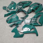 Gloss Dark Green Forged Carbon Fiber Style ABS fairings for Kawasaki ZX14R 2012 - 2024 - premium OEM fit kit by Monster Fairings