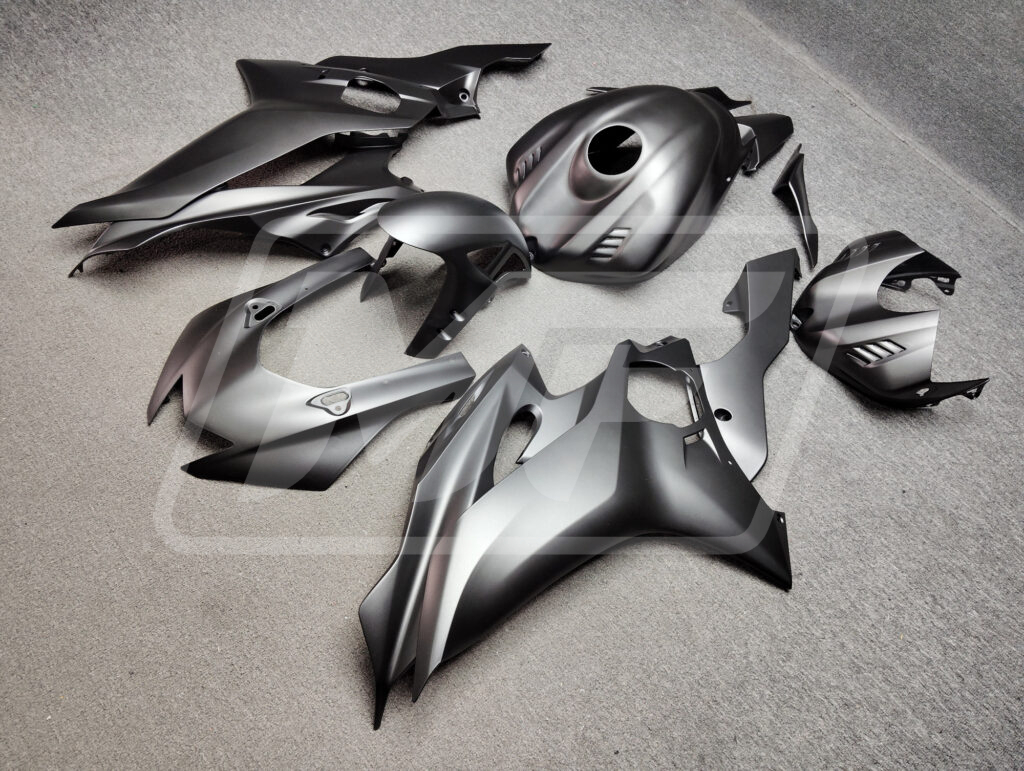 Matte Dark Silver ABS fairings for Yamaha R6 2017 - 2022 - premium OEM fit kit by Monster Fairings