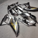 Yamaha R7 custom ABS fairings 2021 - 2025 in Gloss Gun Metal Grey Gold - durable replacement kit, Monster Fairings