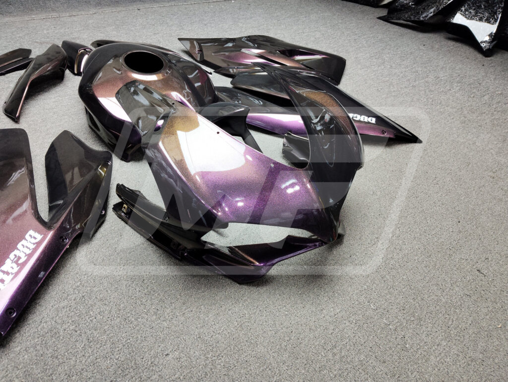 Monster Fairings ABS fairing kit for Ducati 959 - Midnight Chameleon, precise OEM fit