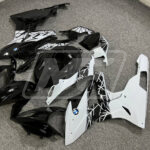 Gloss Black & White ABS fairings for BMW S1000RR 2015 - 2016 - premium OEM fit kit by Monster Fairings