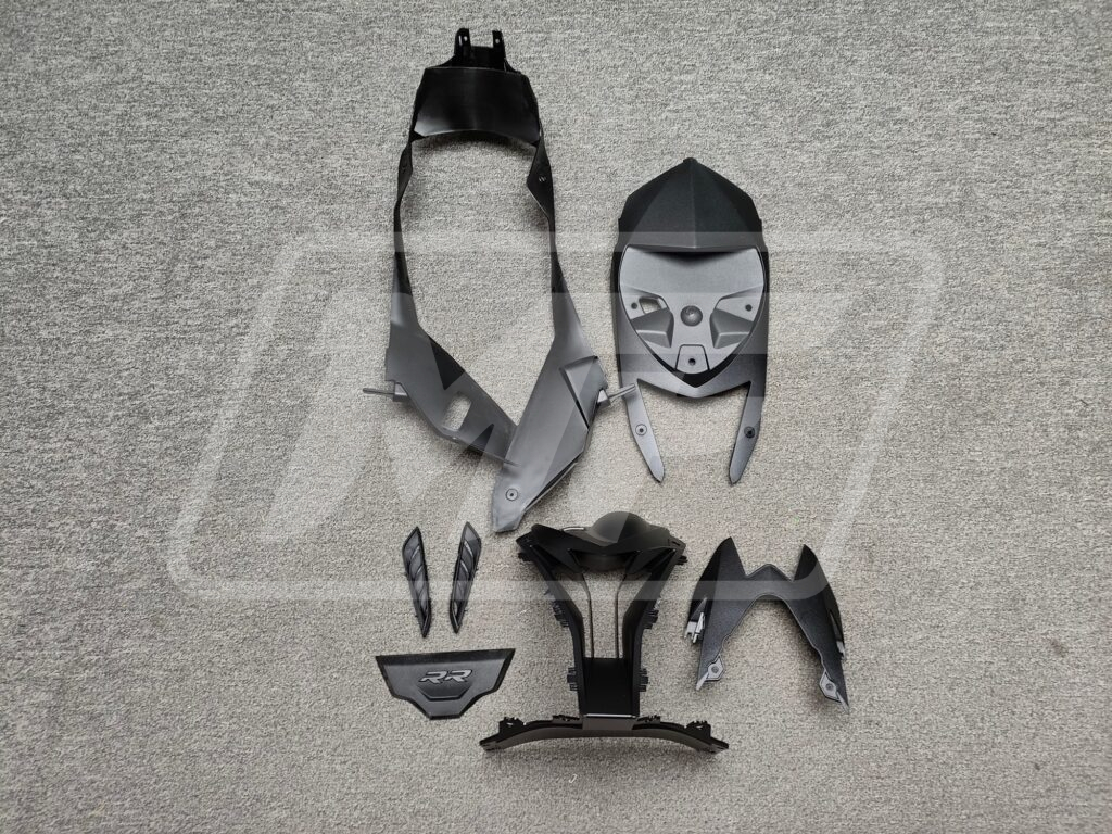 Monster Fairings ABS fairing kit for BMW S1000RR 2015 - 2016 - Gloss Black & White, precise OEM fit