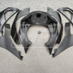 Monster Fairings ABS fairing kit for Kawasaki Ninja 400 2018 - 2024 - Gloss Purple Forged Carbon Fiber Style, precise OEM fit