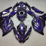 Kawasaki Ninja 400 2018 - 2024 Gloss Purple Forged Carbon Fiber Style ABS fairings - custom motorcycle bodywork kit by Monster Fairings