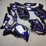 Kawasaki Ninja 400 custom ABS fairings 2018 - 2024 in Gloss Purple Forged Carbon Fiber Style - durable replacement kit, Monster Fairings