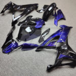 BMW S1000RR custom ABS fairings 2019 - 2022 in Gloss Black & Purple - durable replacement kit, Monster Fairings