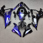 BMW S1000RR 2019 - 2022 Gloss Black & Purple ABS fairings - custom motorcycle bodywork kit by Monster Fairings