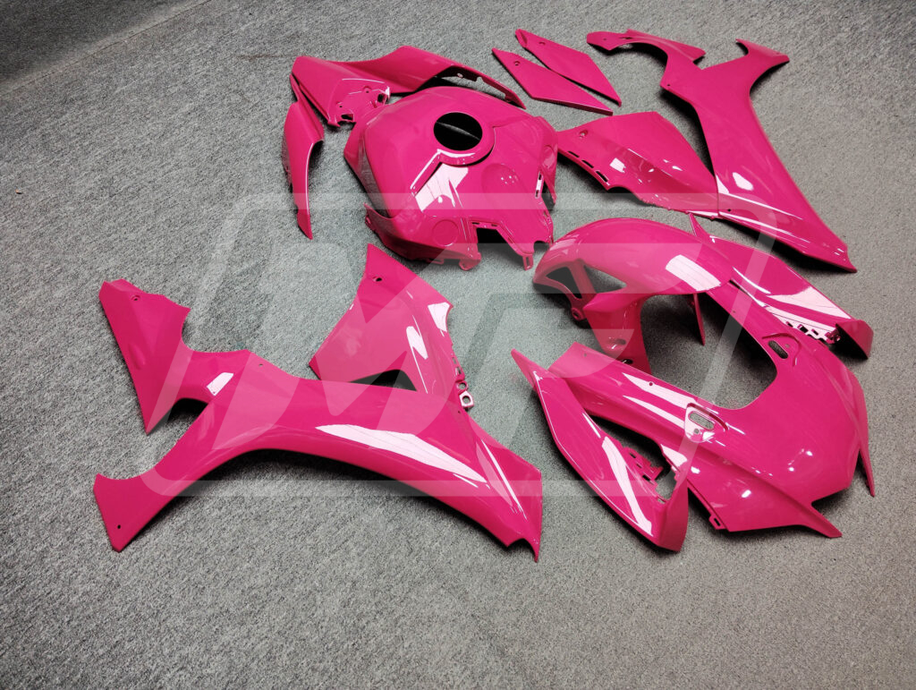 Gloss Pink ABS fairings for Yamaha R1 2020 - 2025 - premium OEM fit kit by Monster Fairings