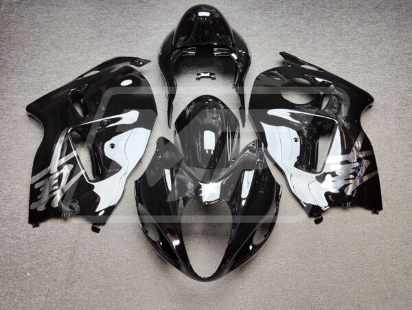 Suzuki GSXR 1300 1997 - 2007 Gloss Black OEM Style ABS fairings - custom motorcycle bodywork kit by Monster Fairings