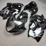 Suzuki GSXR 1300 custom ABS fairings 1997 - 2007 in Gloss Black OEM Style - durable replacement kit, Monster Fairings
