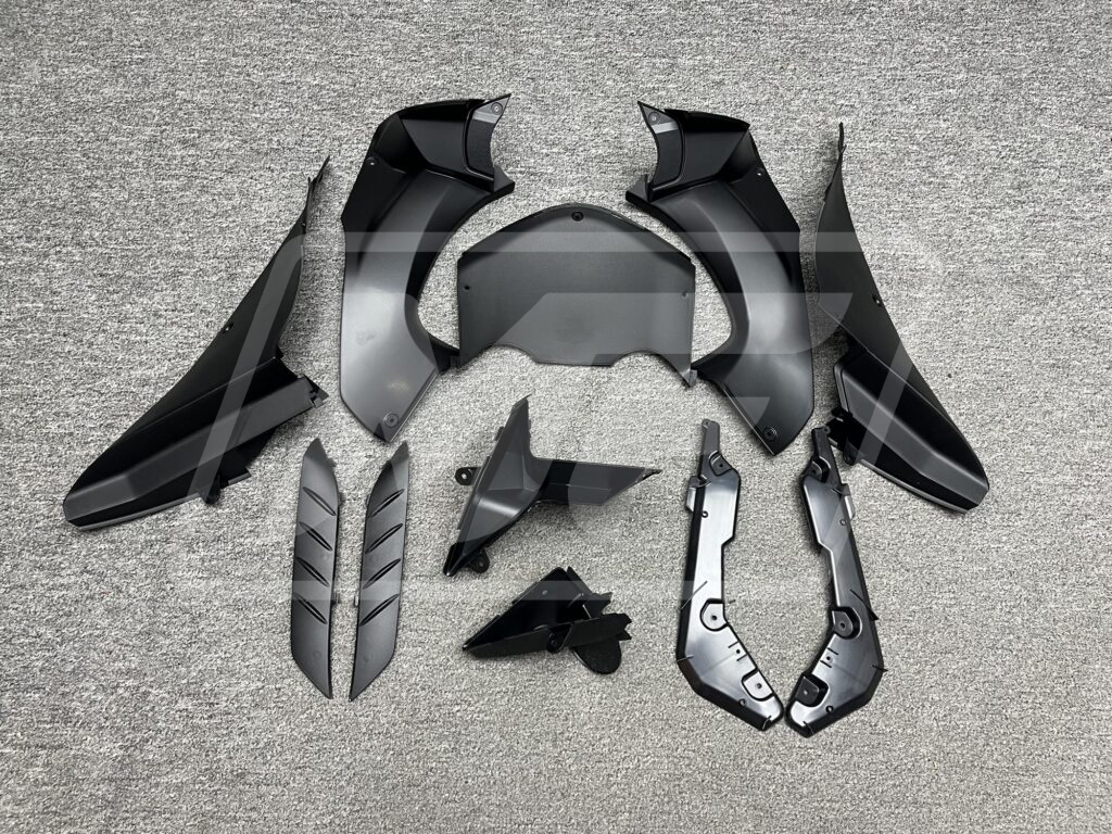 Monster Fairings ABS fairing kit for Kawasaki ZX14R 2012 - 2024 - Gloss Black & Green, precise OEM fit