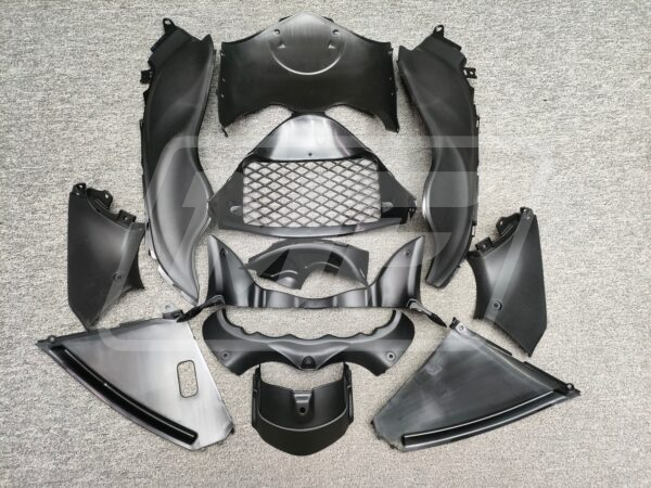 Monster Fairings ABS fairing kit for Suzuki GSXR 1300 2008 - 2020 - Gloss Orange & Black, precise OEM fit