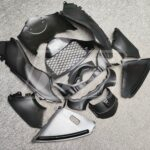 Suzuki GSXR 1300 2008 - 2020 ABS fairings, Gloss Orange & Black - high - quality motorcycle kit by Monster Fairings