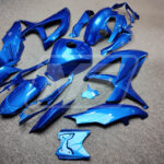 2008 - 2010 Suzuki GSXR 600 - 750 Blue Metallic fairing set - ABS injection, custom painted by Monster Fairings
