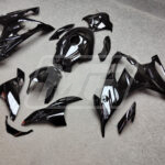 2023 - 2024 BMW S1000RR Gloss Black fairing set - ABS injection, custom painted by Monster Fairings
