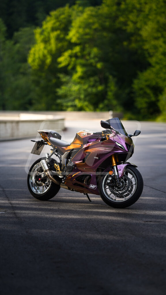Gloss Purple Chameleon ABS fairings for Yamaha R7 2021 - 2025 - premium OEM fit kit by Monster Fairings
