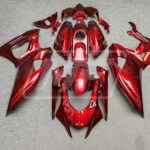 Yamaha R7 2021 - 2025 Gloss Red ABS fairings - custom motorcycle bodywork kit by Monster Fairings