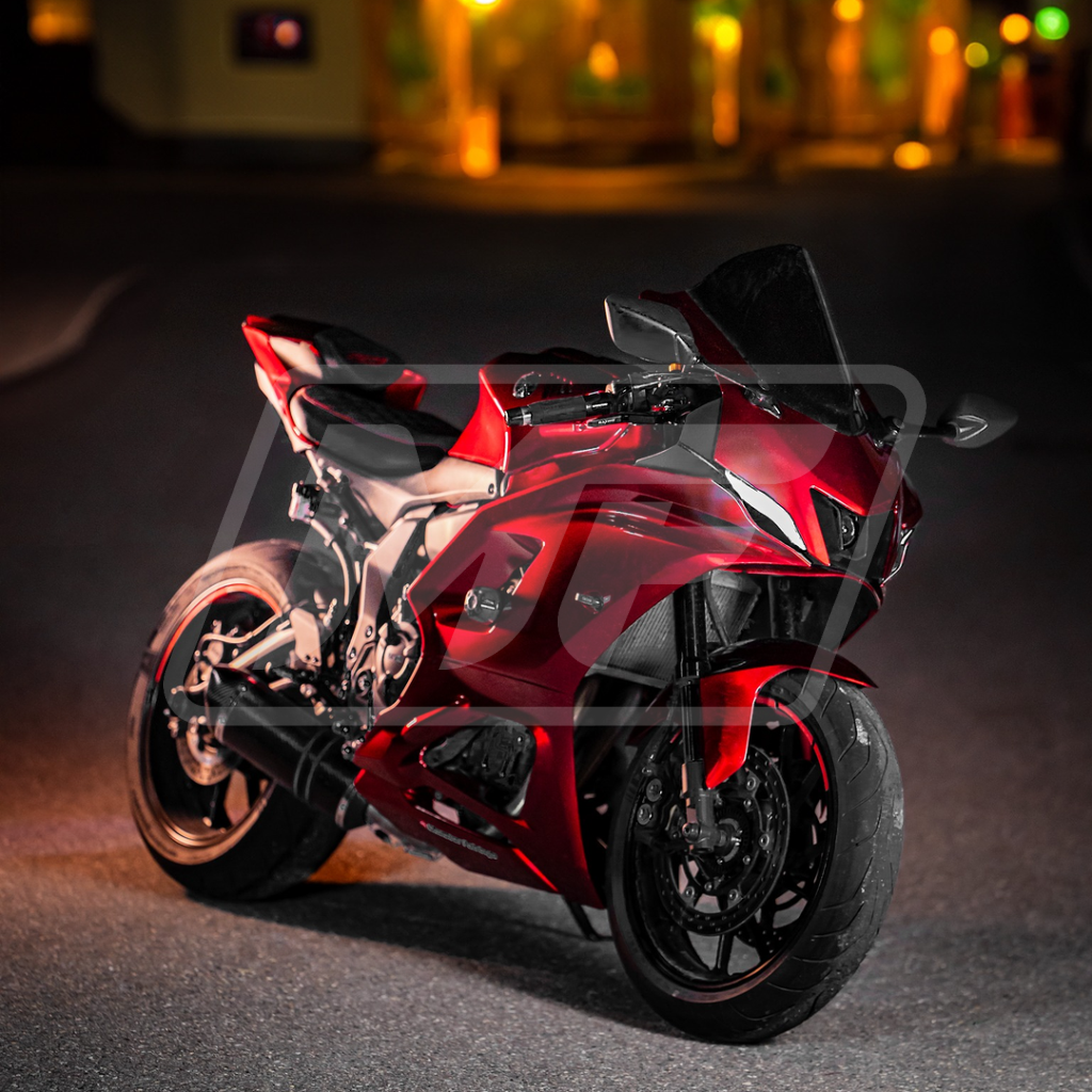 Gloss Red ABS fairings for Yamaha R7 2021 - 2025 - premium OEM fit kit by Monster Fairings
