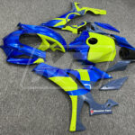 Monster Fairings ABS fairing kit for Yamaha R1 2020 - 2025 - Gloss Blue & High Vis Yellow, precise OEM fit