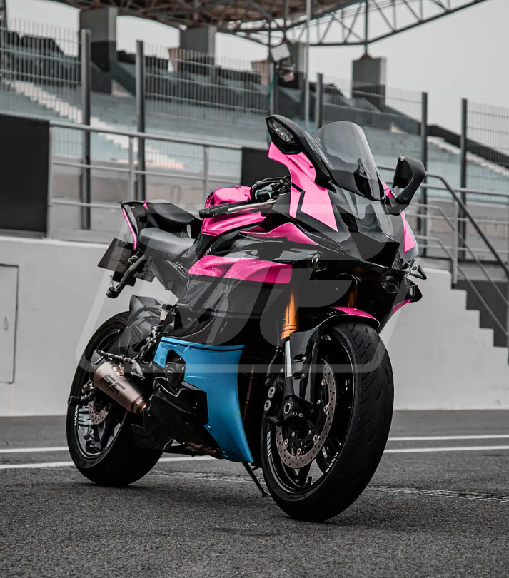 Pink Black & Light Blue ABS fairings for Yamaha R6 2008 - 2016 - premium OEM fit kit by Monster Fairings