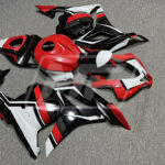 Honda CBR600RR custom ABS fairings 2009 - 2012 in Gloss Red Black & White - durable replacement kit, Monster Fairings