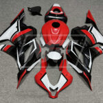 Honda CBR600RR 2009 - 2012 Gloss Red Black & White ABS fairings - custom motorcycle bodywork kit by Monster Fairings