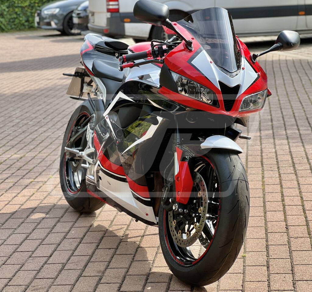 Gloss Red Black & White ABS fairings for Honda CBR600RR 2009 - 2012 - premium OEM fit kit by Monster Fairings