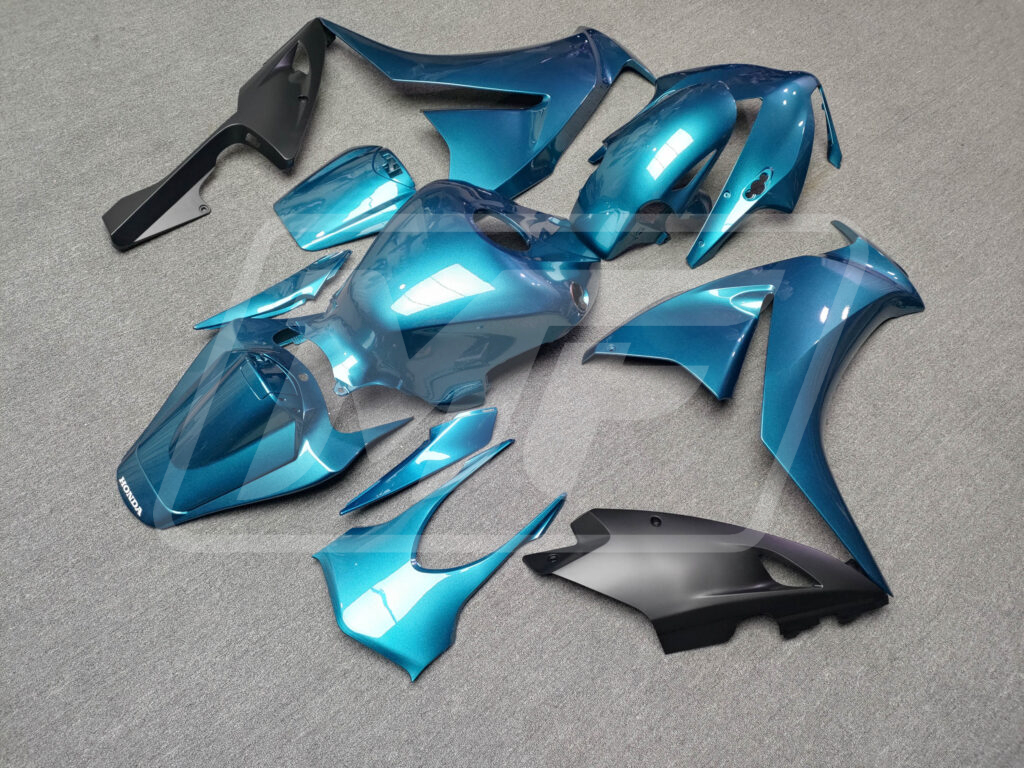 2012 - 2016 Honda CBR1000RR Gloss Special Blue & Matte Black fairing set - ABS injection, custom painted by Monster Fairings