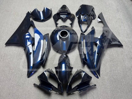Yamaha R6 2008-2016 Gloss Dark Blue ABS Fairings | Monster Fairings