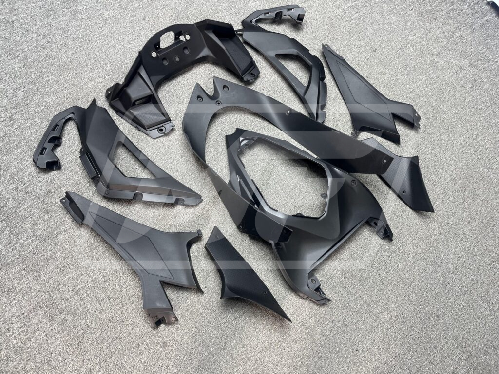 Kawasaki Ninja 500 2024 - 2025 ABS fairings, Gloss Blue & Purple Iridescent - high - quality motorcycle kit by Monster Fairings