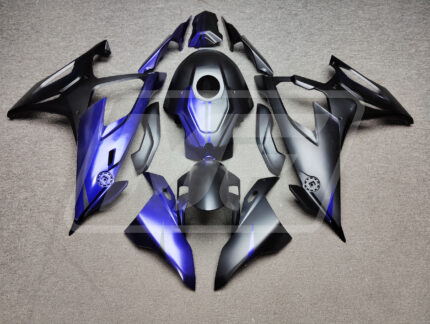 BMW S1000RR 2019-2022 Matte Black & Purple Split ABS Fairings | Monster Fairings