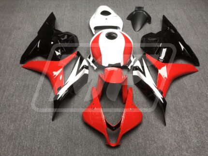 Honda CBR600RR 2009-2012 Gloss Orange & Black with White ABS Fairings | Monster Fairings