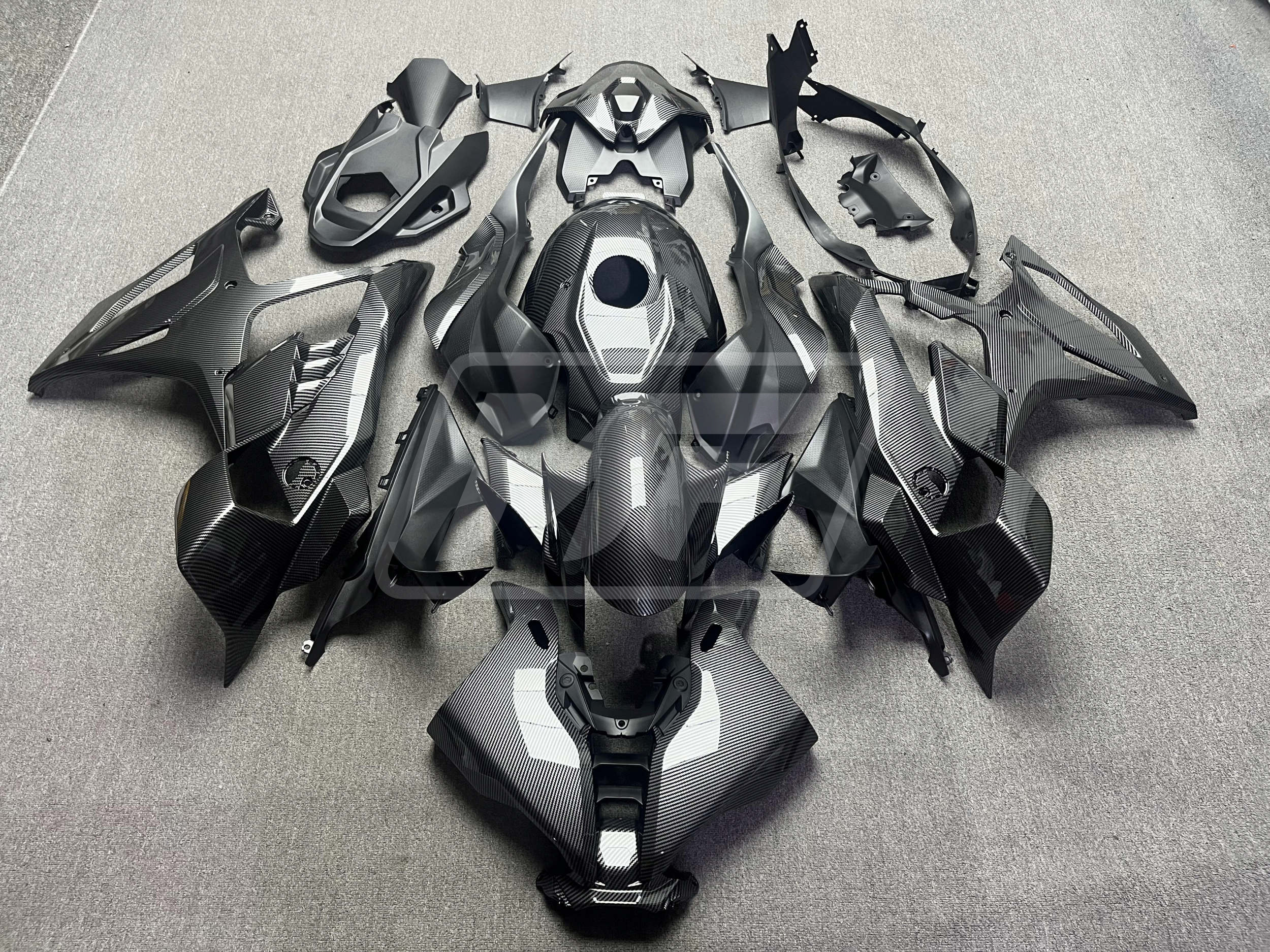 BMW S1000RR 2025 Gloss Carbon Fiber Style ABS Fairings | Monster