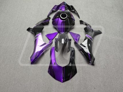 Yamaha R1 2015-2019 Gloss Purple & Black Split ABS Fairings | Monster Fairings