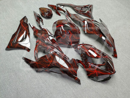 赤青マジック　パーツ ZX-6R 09-12 Fairings - Monster Fairings