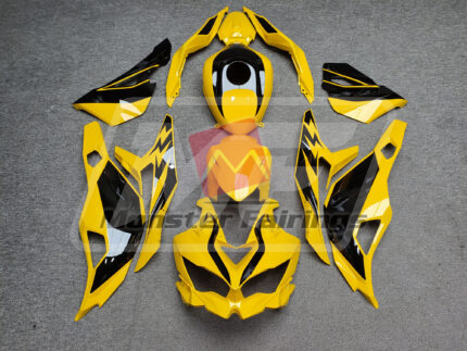 Kawasaki ZX-4RR 2020-2025 Gloss Yellow & Black ABS Fairings | Monster Fairings