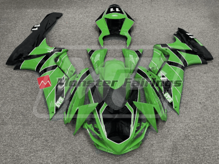 Suzuki GSXR 600-750 2011-2026 Green Black Race ABS Fairings | Monster Fairings