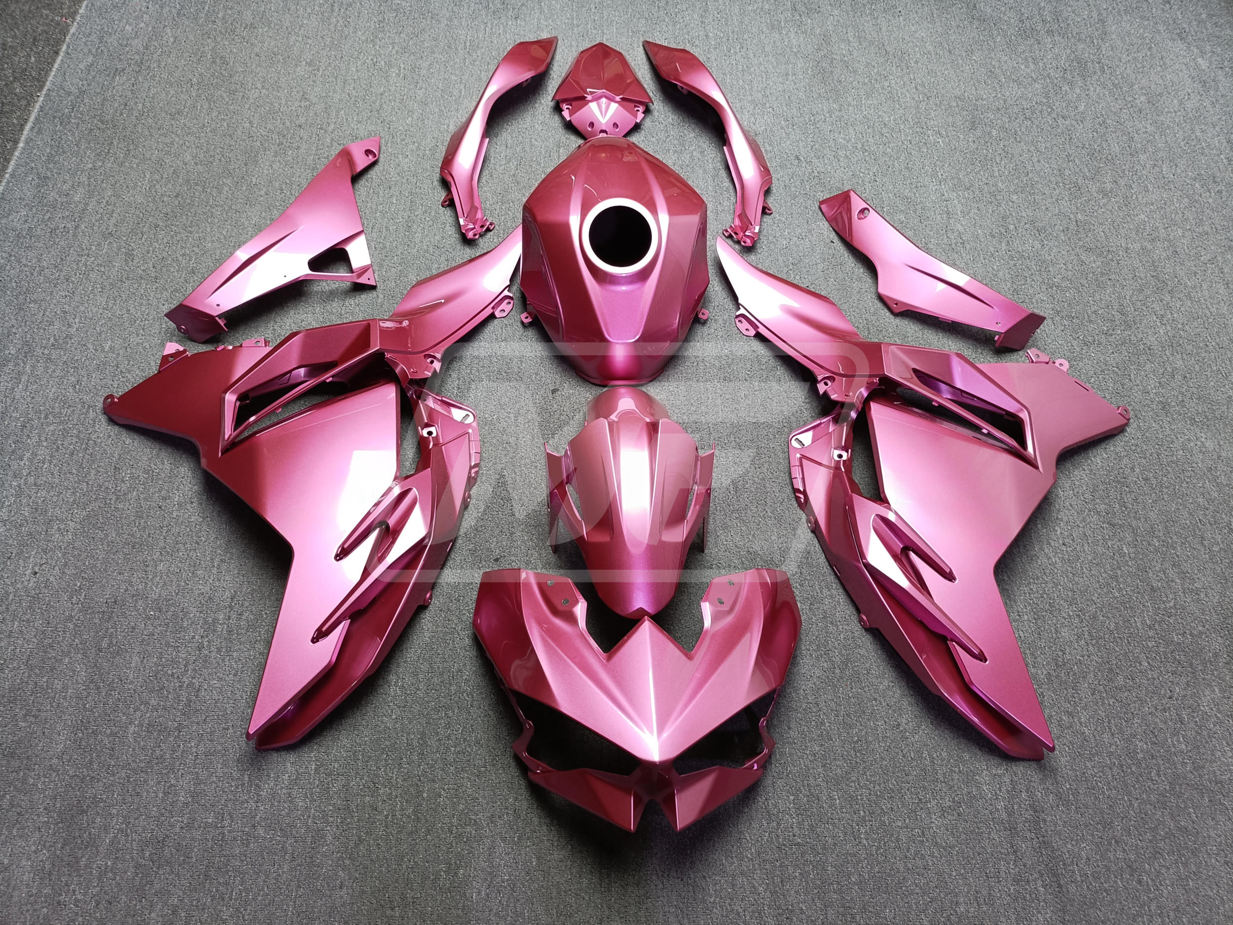 Kawasaki Ninja 500 2024-2025 Gloss Pink ABS Fairings | Monster