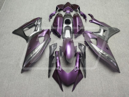 Yamaha R7 2021-2025 Matte Purple with Carbon Fiber Style ABS Fairings | Monster Fairings