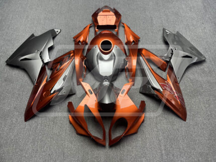 BMW S1000RR 2017-2018 Gloss Orange & Silver ABS Fairings | Monster Fairings