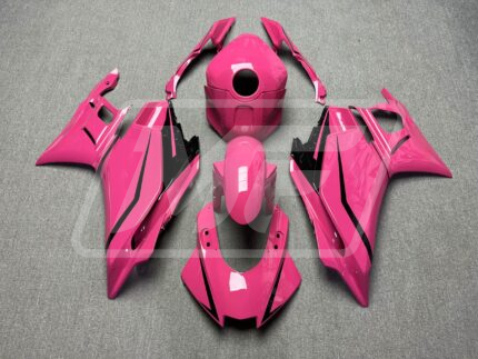 Yamaha R3 2025 Gloss Pink with Black ABS Fairings | Monster Fairings