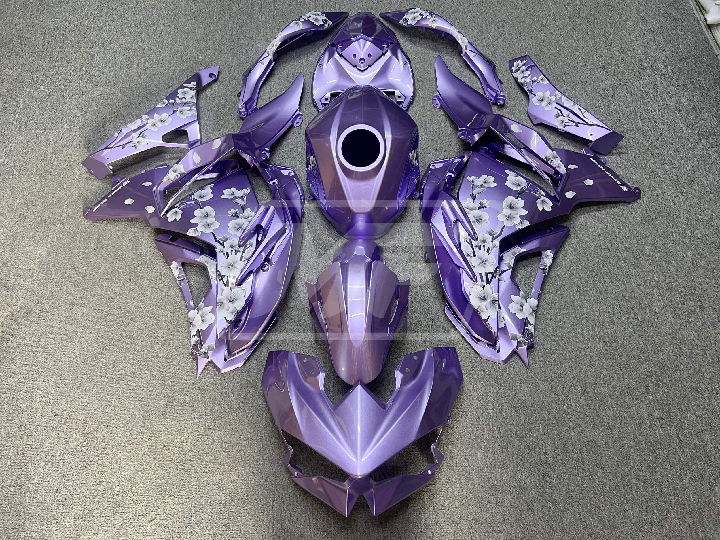 紫輝ページ Pearl Purple with Matte Black - 2008 to 2010 ZX10R | ABS Fairings