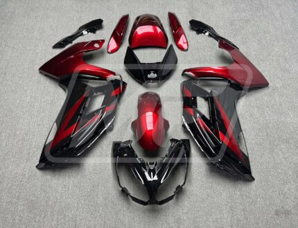 Kawasaki Ninja 650R 2012-2016 Gloss Black & Candy Red ABS Fairings | Monster Fairings