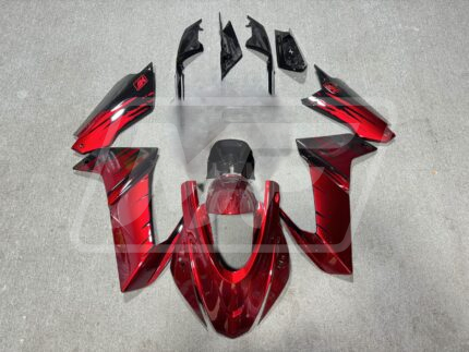 Aprilia RS660 2020-2024 Gloss Candy Red & Black Splash ABS Fairings | Monster Fairings