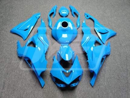 Kawasaki ZX6R 2024-2026 Gloss Baby Blue ABS Fairings | Monster Fairings