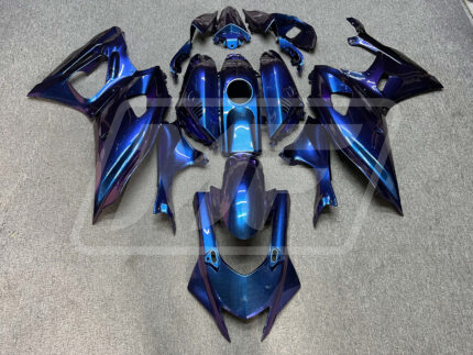 Yamaha R7 2021-2025 Gloss Blue Iridescent ABS Fairings | Monster Fairings