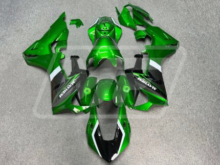 (IN STOCK) Honda CBR1000RR 2017-2026 Gloss Green & Black with White ABS Fairings | Monster Fairings